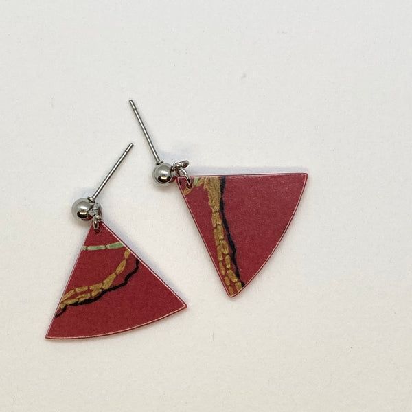 Label earrings