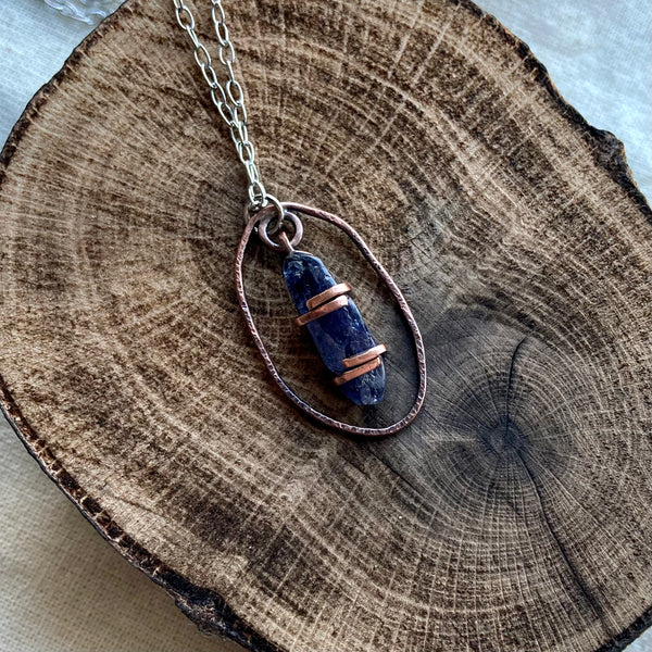 Cordierite pendant