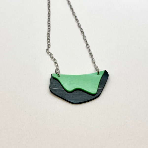 Vinyl drip necklace
