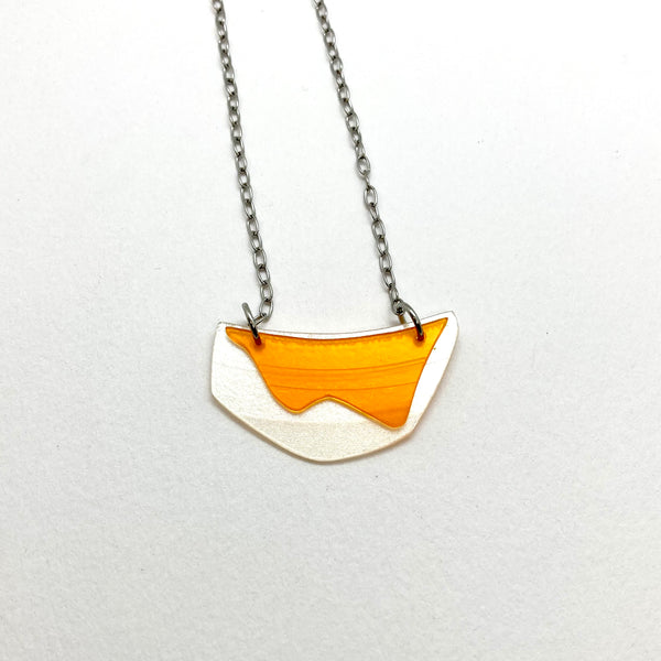 Vinyl drip necklace