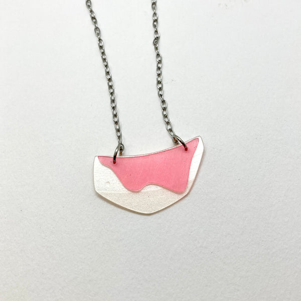 Vinyl drip necklace