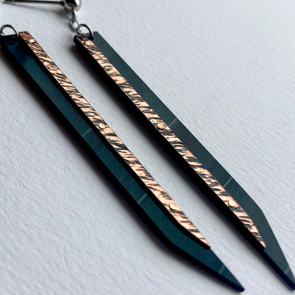 Long shard earrings