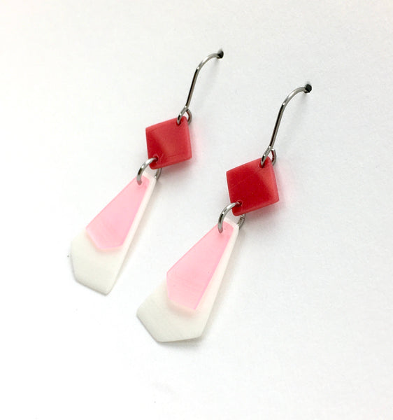 Small 3-colour earrings