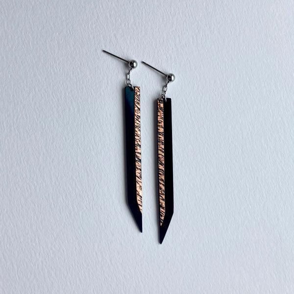 Long shard earrings
